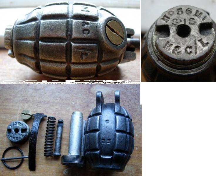 British WW1 MILLS GRENADE NO 36 MK1 DATED 8/18